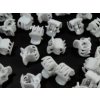 Skřipec do vlasů 10x13mm ZZ. bílá (50 ks)