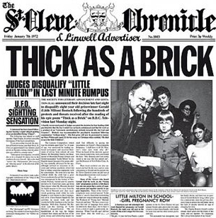 Thick As A Brick CD - Jethro Tull