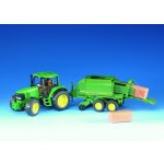 Bruder 2056 Traktor John Deere 6920 s balíkovačem