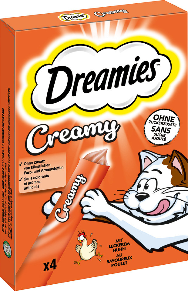 Dreamies Creamy Snacks kuřecí 20 x 10 g