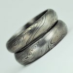 Snubní prsteny damasteel - hladké