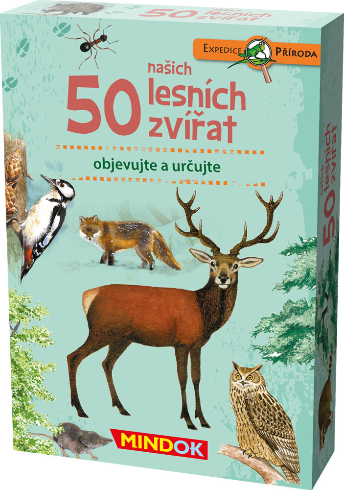 Mindok Expedice příroda: 50 našich lesních zvířat