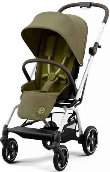 Cybex Eezy S Twist + Plus 2 Lux Nature Green/silver frame 2023