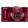 NIKON Coolpix S9300 červený + Dárek: dětský plážový set
