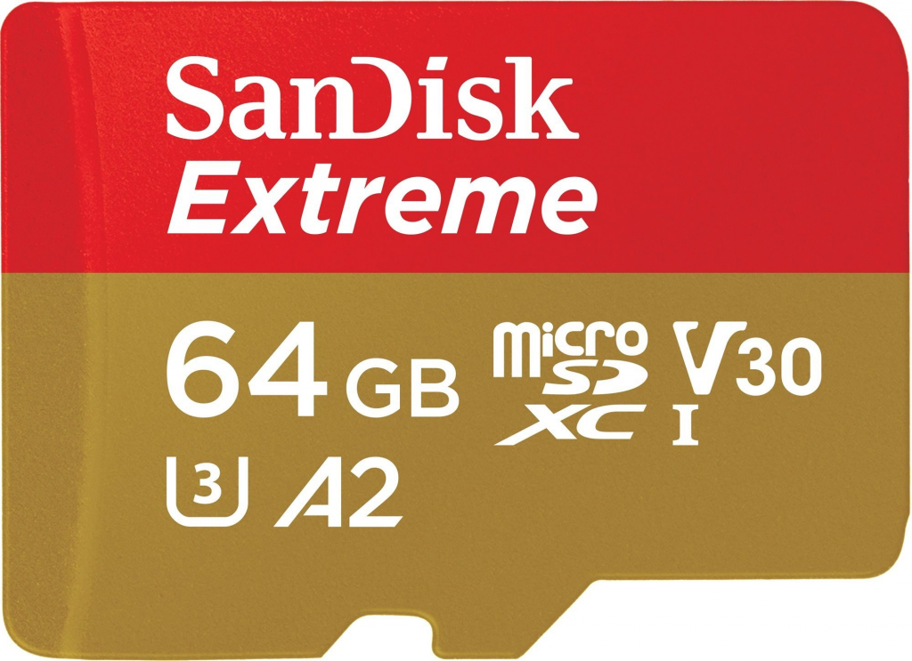 SANDISK microSDXC UHS-I U3 64 GB SDSQXAH-064G-GN6AA