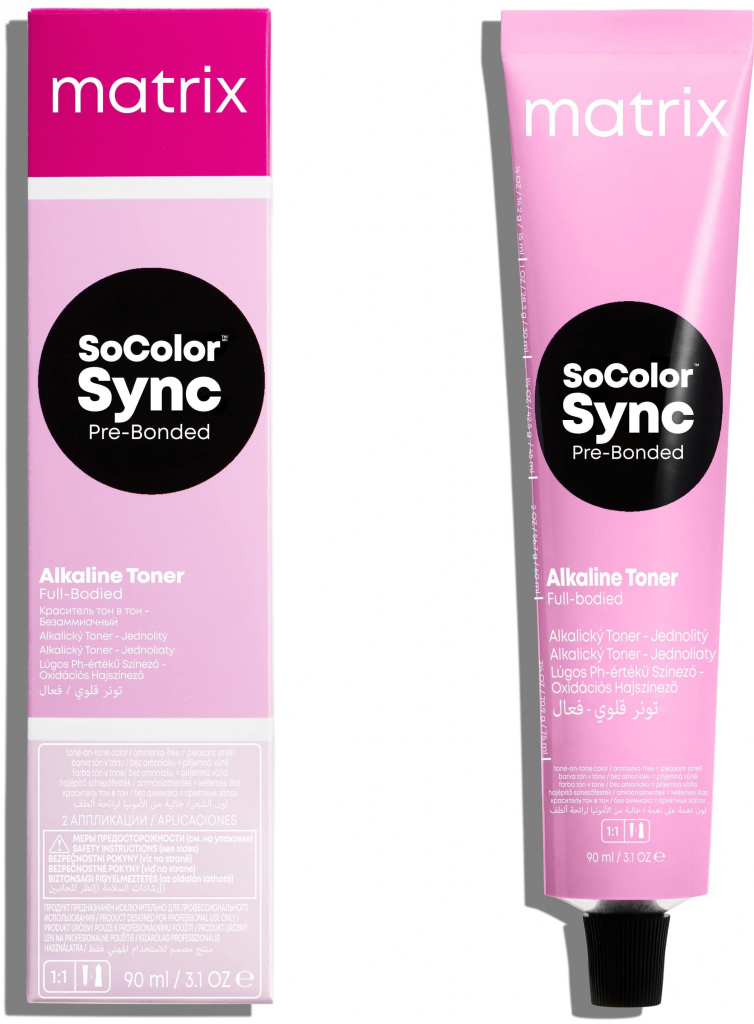 Matrix SoColor Sync Pre-Bonded Alkaline Toner Full-Bodied 10V Extra Helles Blond Violett 90 ml