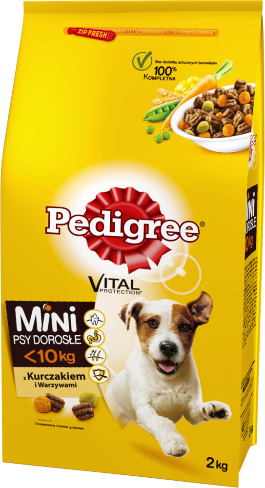 Pedigree malé rasy Adult kuře se zeleninou 2 kg