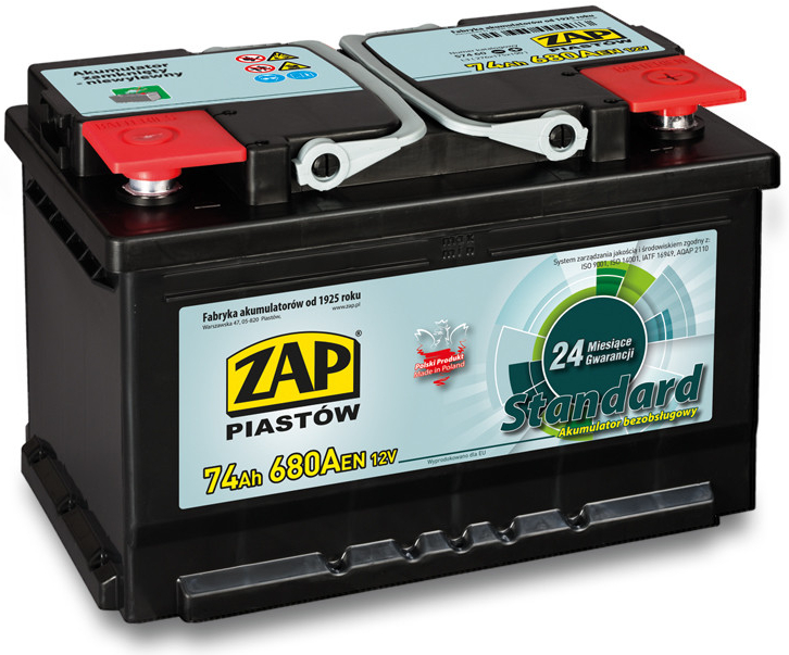 ZAP Standard 12V 74Ah 680A 57460