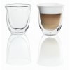 Skleničky na cappuccino, výška 9,5 cm, objem 2x90ml