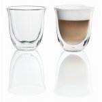 Skleničky na cappuccino, výška 9,5 cm, objem 2x90ml
