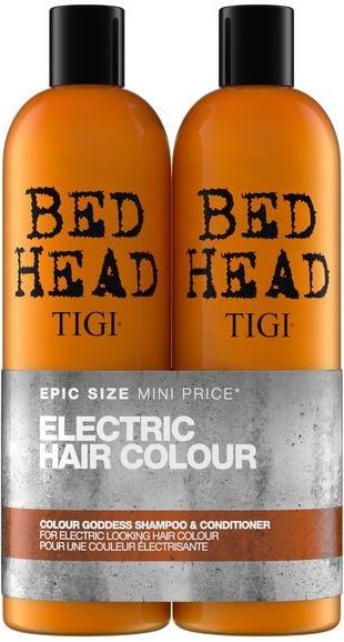 Tigi Bed Head Colour Goddess Oil Infused Tweens šampon 750 ml + kondicionér 750 ml pro poškozené vlasy dárková sada