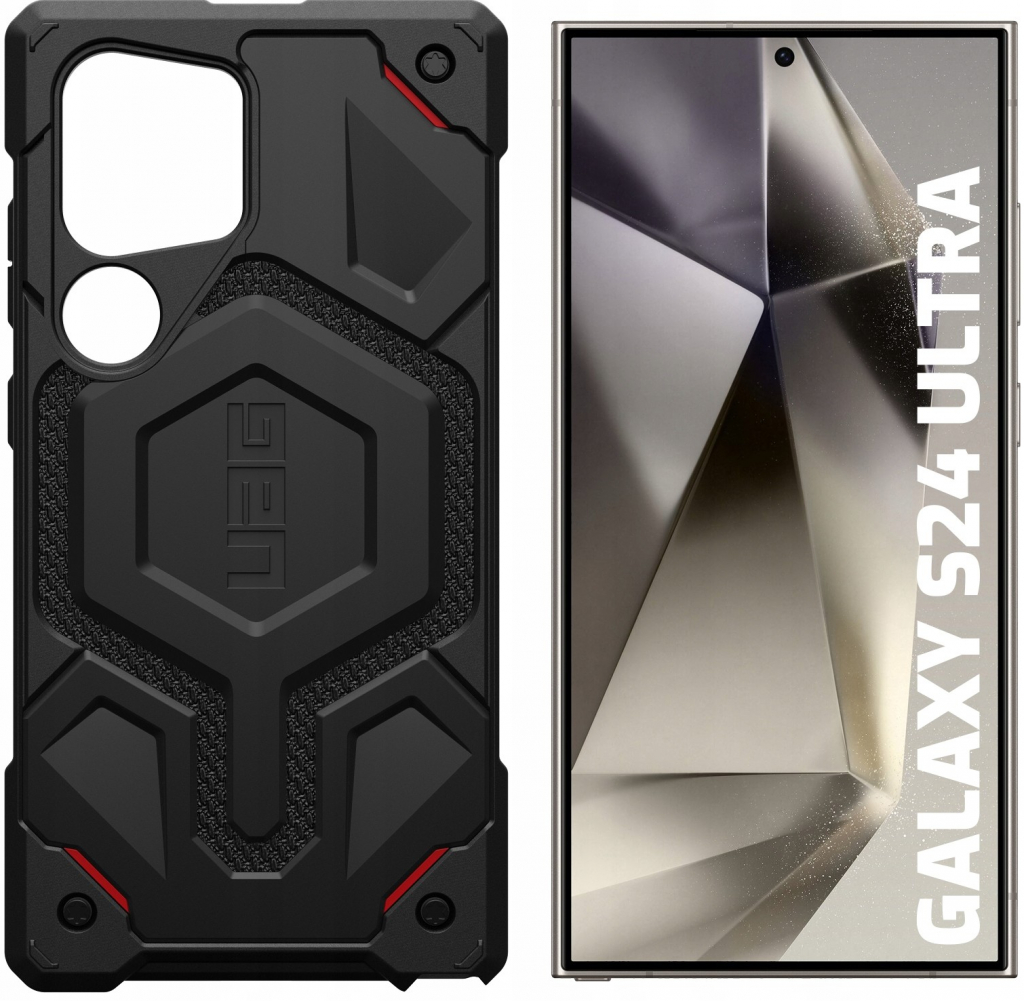 UAG Monarch Samsung Galaxy S24 Ultra Kevlar černé