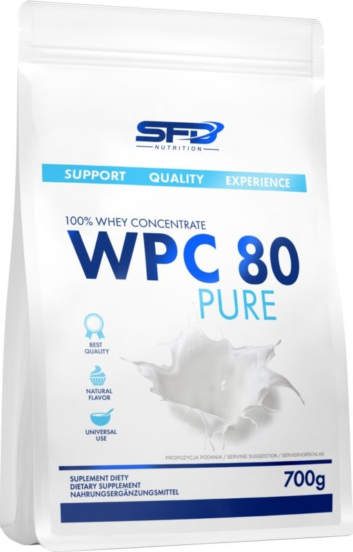 SFD Nutrition WPC 80 Pure syrovátkový protein bez laktózy 700 g