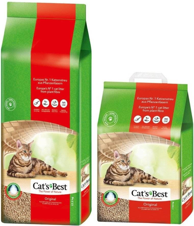 Cat’s Best Original 8,6 kg 20 l & 17,2 kg 40 l