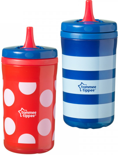 Tommee Tippee Termohrnek Free Flow Cool Cup 0,38 l červený