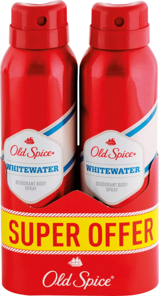 Old Spice White water deospray 2 x 150 ml dárková sada