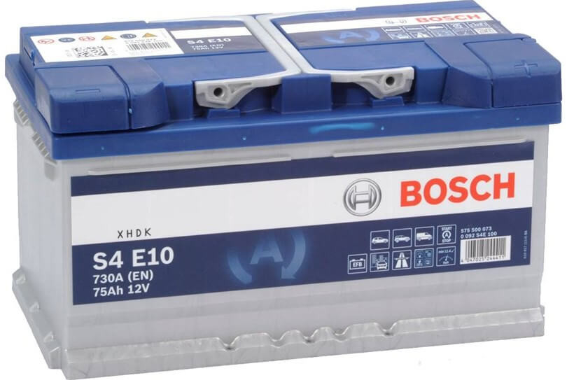 Bosch 12V 75Ah 730A 0 092 S4E 100