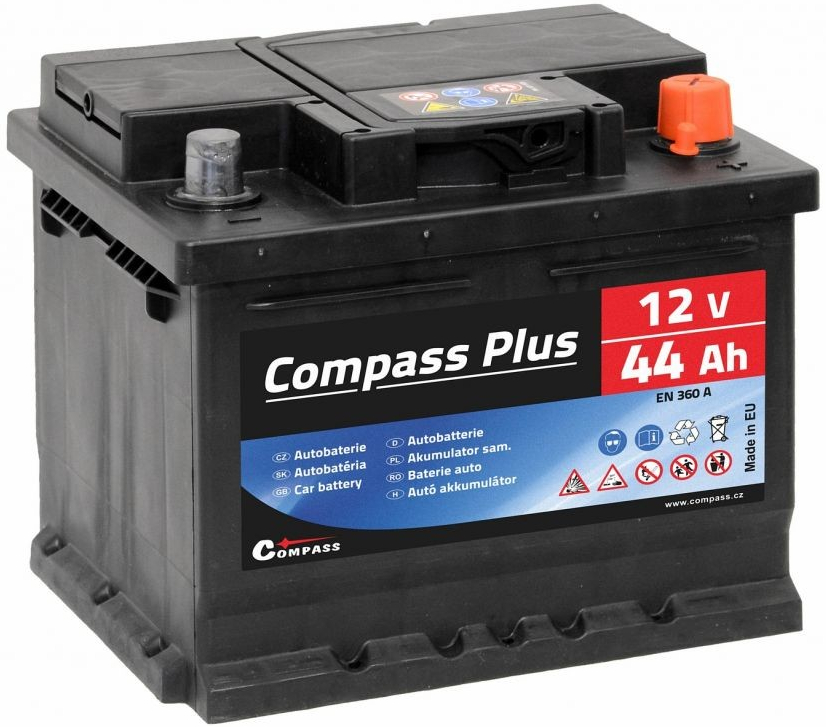 Compass PLUS 12V 44Ah 360A am27561