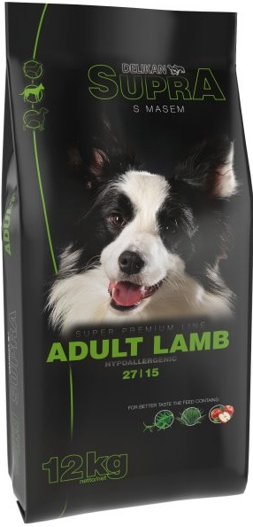 Delikan Supra Dog Adult Lamb 12 kg