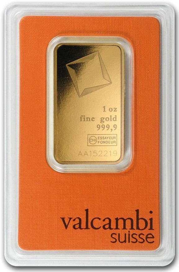 Valcambi zlatý slitek 1 oz