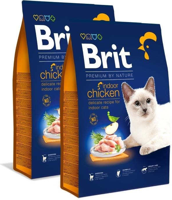 Brit Premium by Nature Cat Indoor Chicken 2 x 8 kg