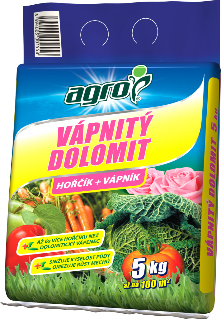 Agro Vápnitý dolomit 5 kg