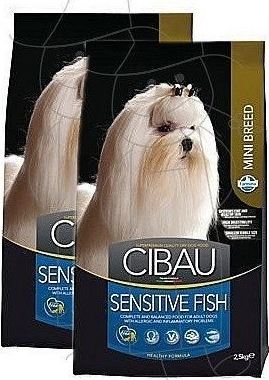 Cibau Dog Adult Sensitive Fish & Rice Mini 2 x 2,5 kg