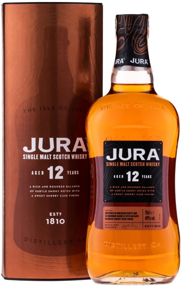 Jura 12y 40% 0,7 l (tuba)