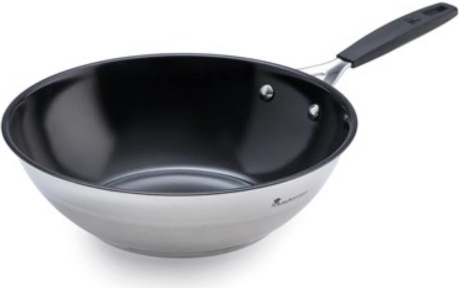 Masterpro Wok pánev kovaný hliník nerez 28 cm