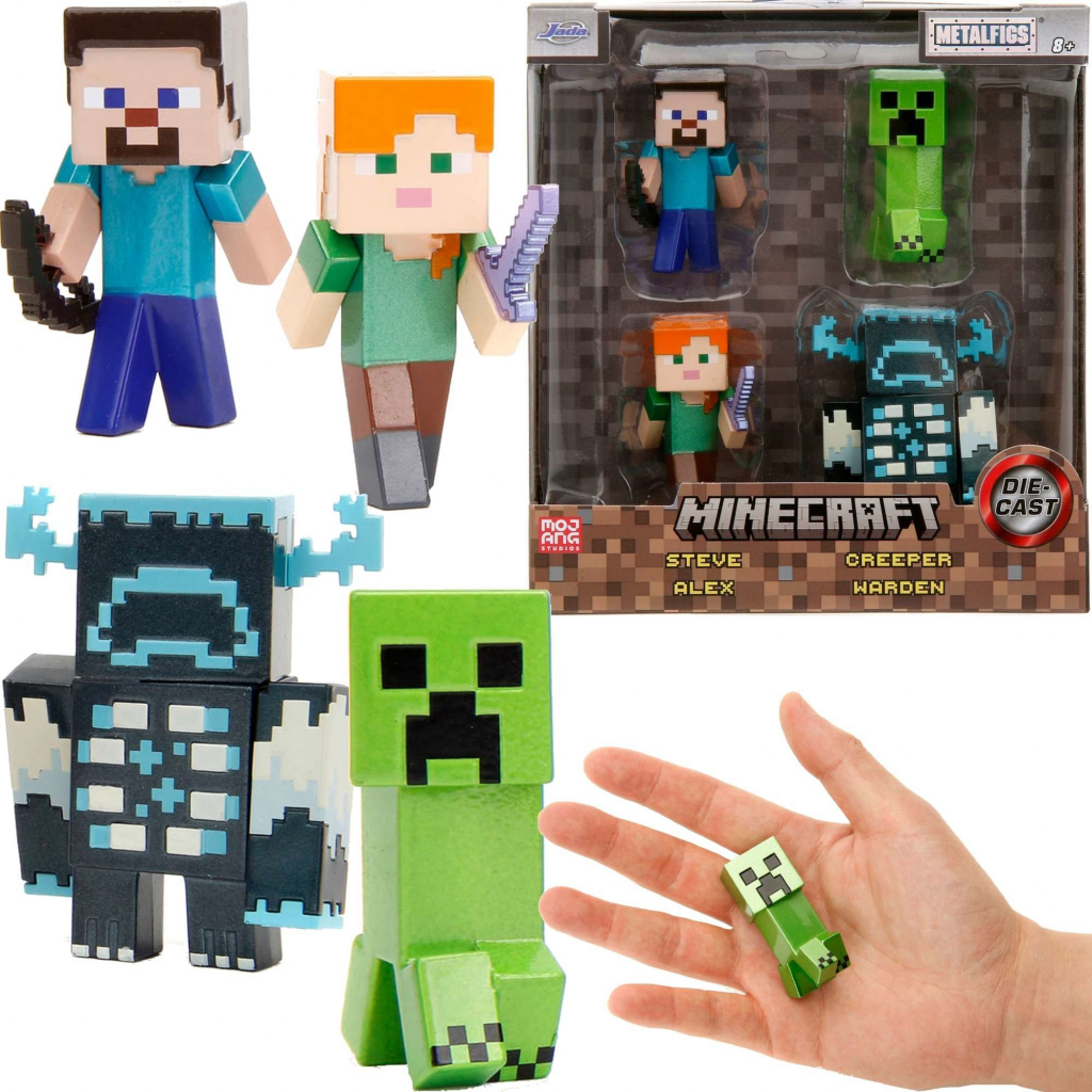 Jada Toys Minecraft 6 cm sada 4 ks