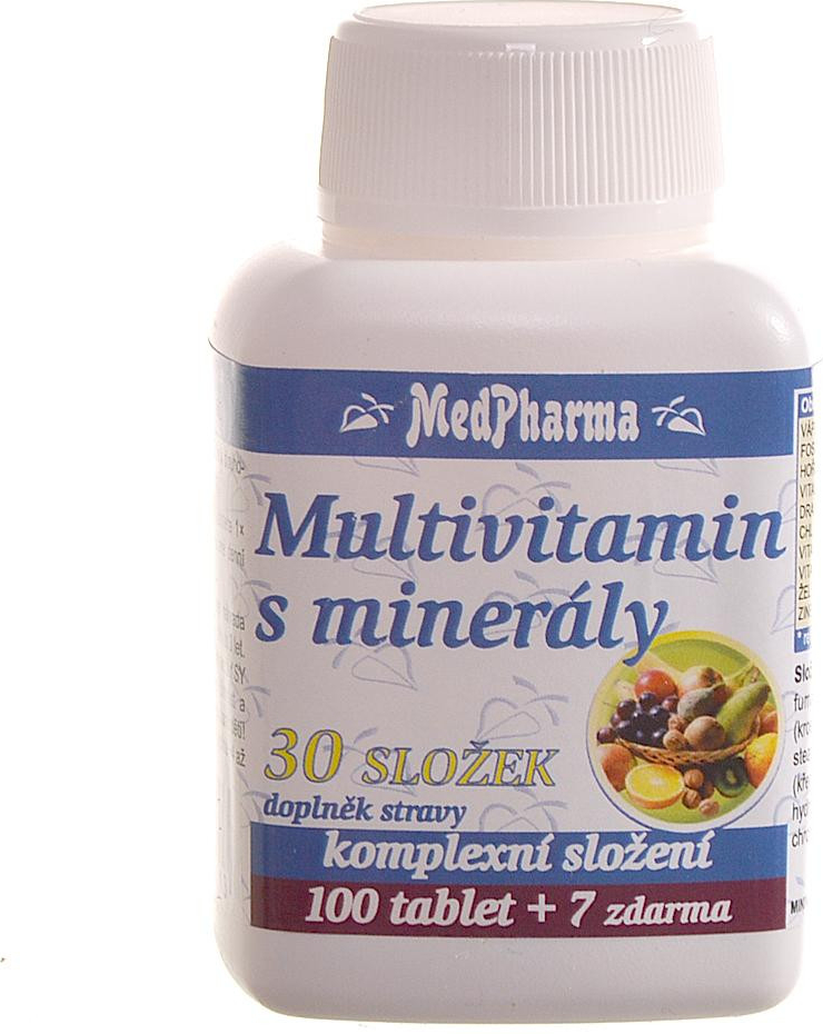 MedPharma MultiVitamín s minerály 30složek 107 tablet