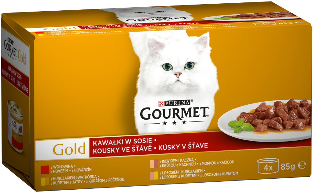 Gourmet Gold ve stave 4 x 85 g