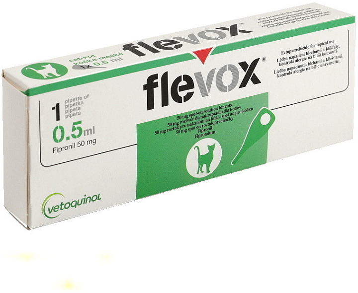 Flevox Spot-on kočka 50 mg 1 x 0,5 ml