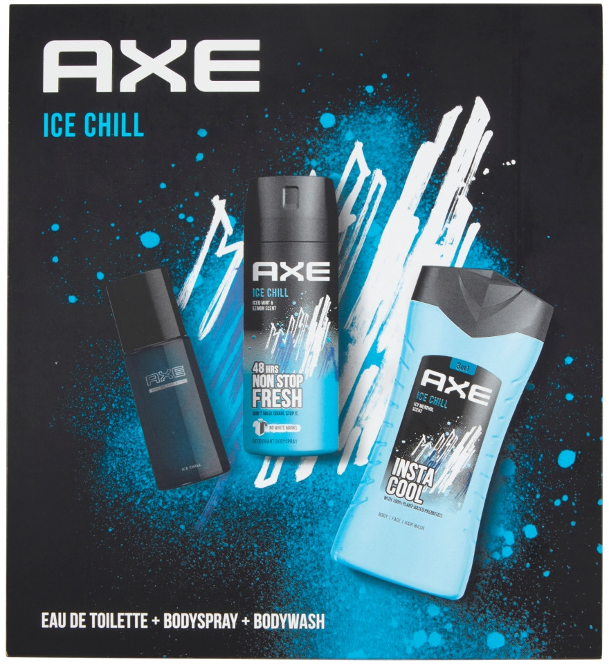 Axe Ice Chill EDT 50 ml + sprchový gel 250 ml + deodorant 150 ml dárková sada