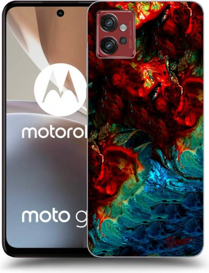 Pouzdro Picasee silikonové Motorola Moto G32 - Universe čiré