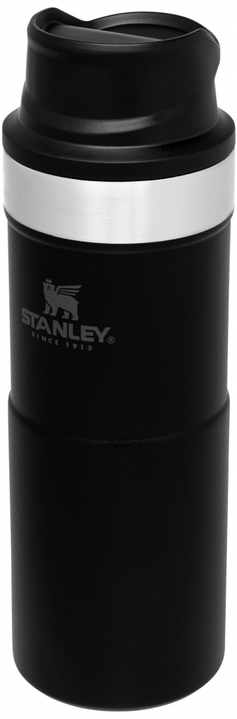 Stanley termohrnek Classic do jedné ruky černá mat 350 ml