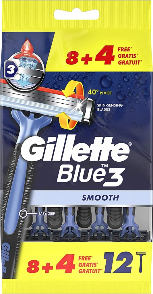 Gillette Blue3 Smooth 12 ks