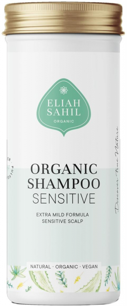 Eliah Sahil Organic Sensitive Práškový šampon na citlivou pokožku box 100 g