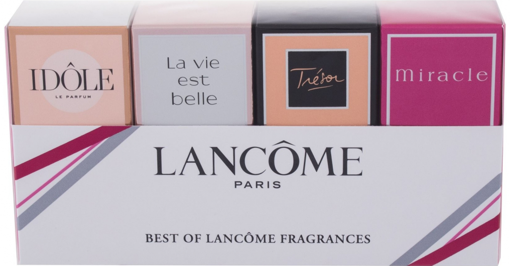 Lancome Lancôme Best Of Lancome, parfumovaná voda Trésor 7,5 ml + parfumovaná voda Idole 5 ml + parfumovaná voda La Vie Est Belle 4 ml + parfumovaná voda Miracle 5 ml