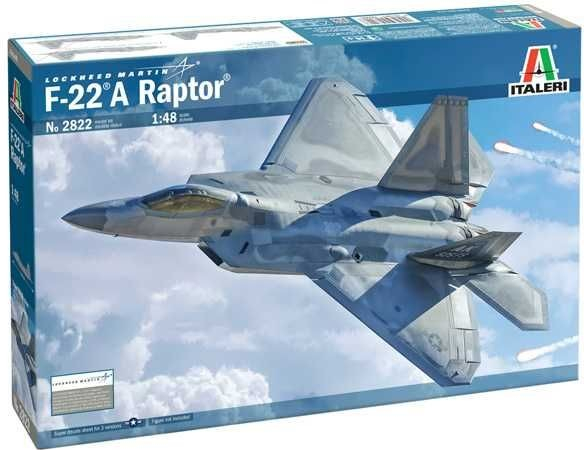 Italeri Lockheed Martin F 22A Raptor 2822 1:48