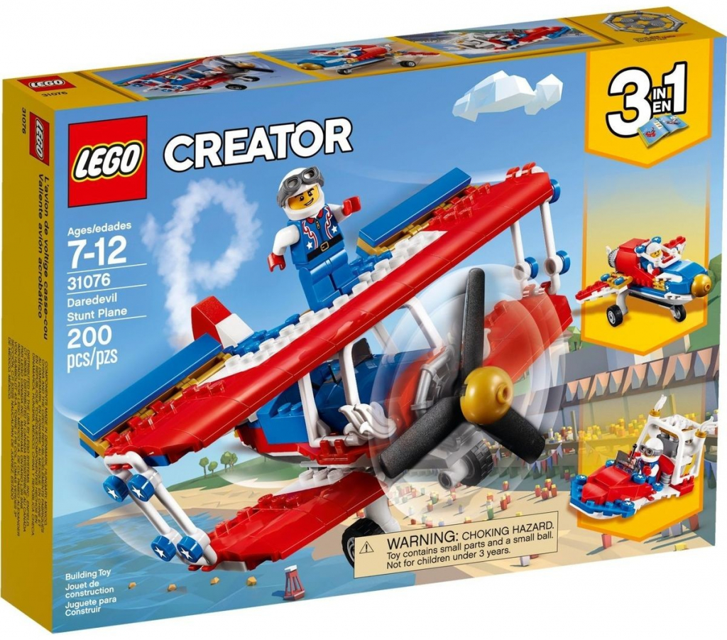 LEGO® Creator 31076 Odvážné kaskadérské letadlo