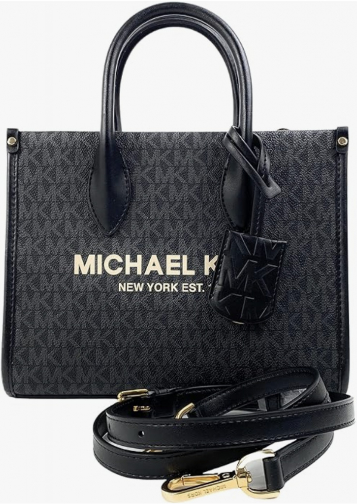 Michael Kors kabelka Mirella logo tote small black černá