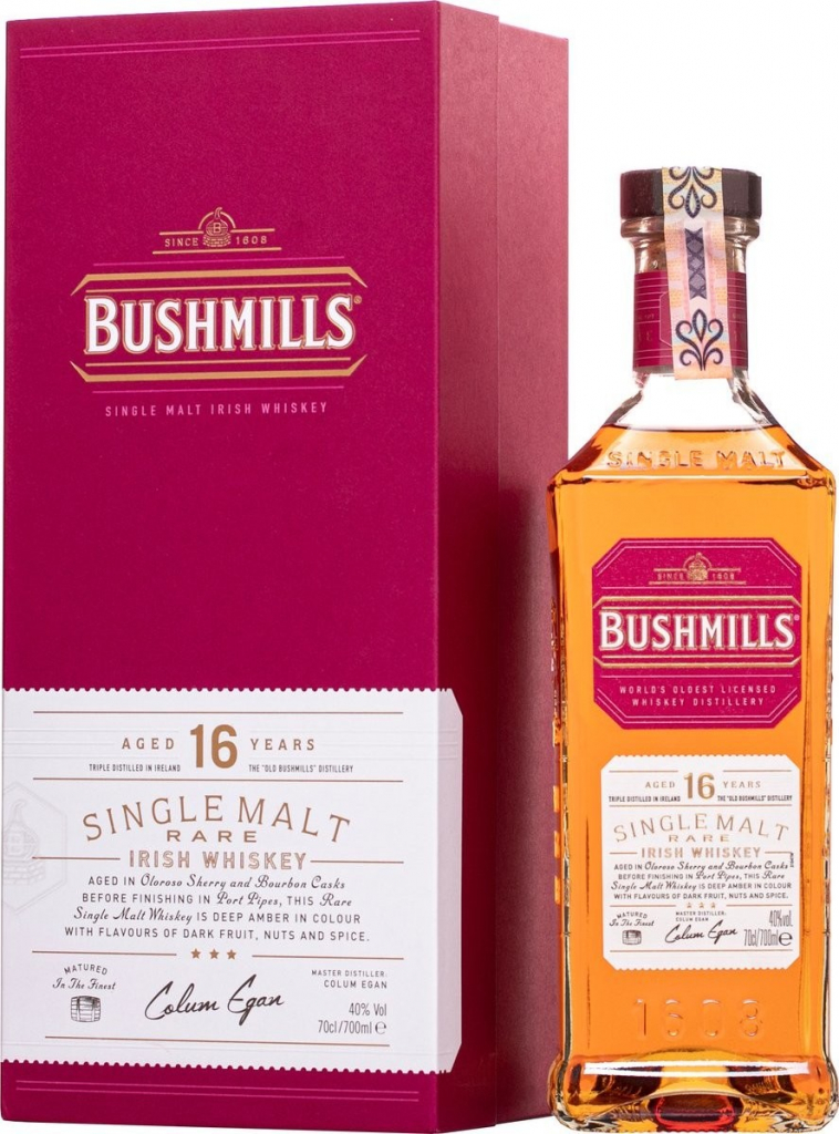 Bushmills 16y 40% 0,7 l (tuba)