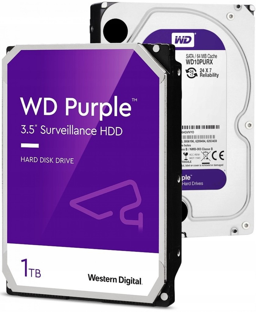 WD Purple 1TB, WD10PURZ