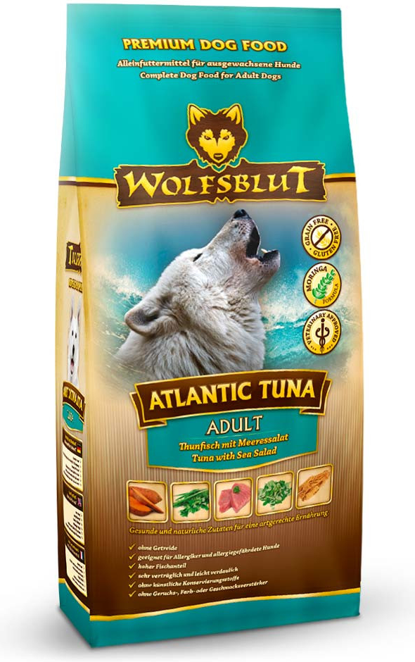 Wolfsblut Atlantic Tuna Adult tuňák se salátem 12,5 kg
