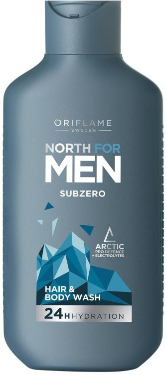 Oriflame North for Men Subzero Shampoo na vlasy a tělo 250 ml