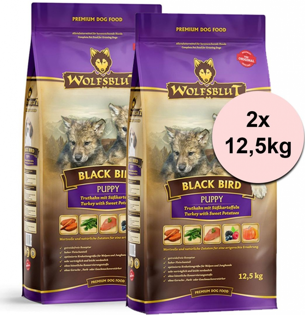 Wolfsblut Black Bird Puppy 2 x 12,5 kg