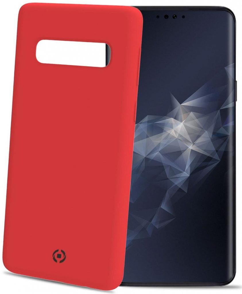 Pouzdro CELLY FEELING Samsung Galaxy S10+, červené