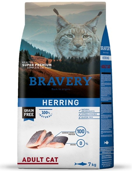 Bravery cat ADULT HERRING 2 kg