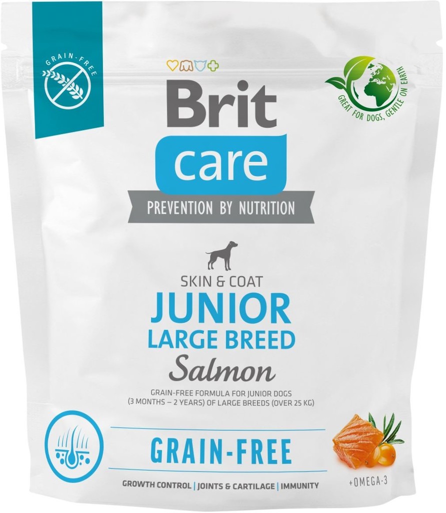 Brit Care Grain-free Junior Large Breed Salmon 1 kg